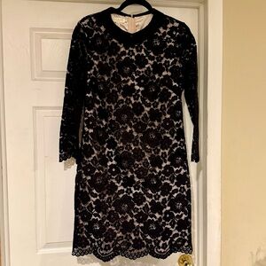 Ted Baker London Black Floral Lace Dress